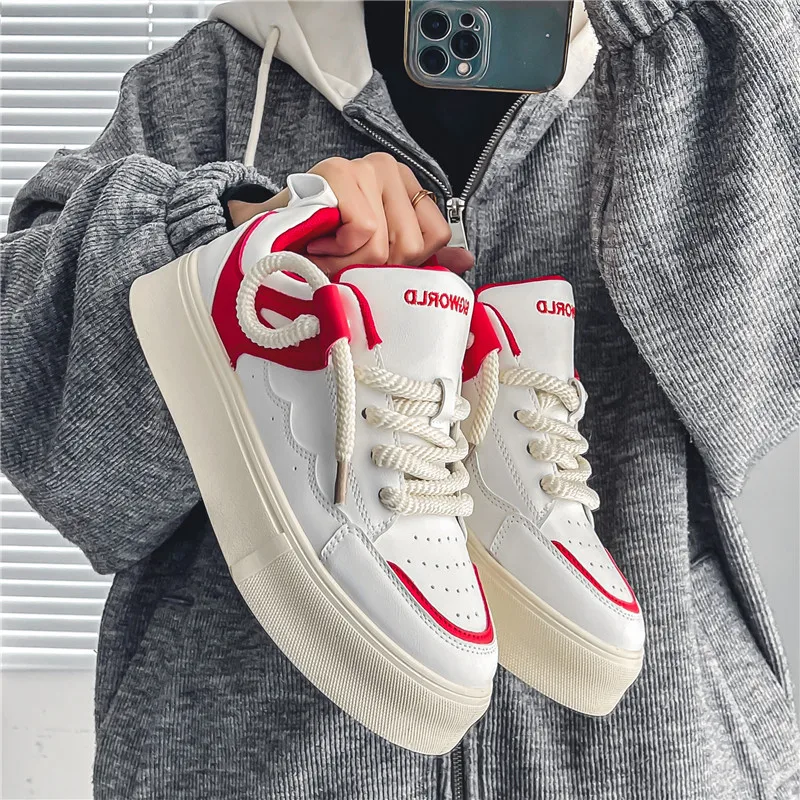 

Men's casual shoes 2025 Spring and Autumn low top shoes men's Hong Kong style sports men's shoes trend fashion board shoes men