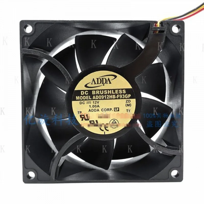 

C FOR ADDA AD0912HB-F93GP 12V 1.0A 9038 9CM 3-wire cooling fan