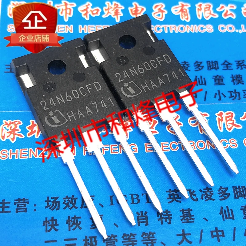 Free shipping    SPW24N60CFD 24N60CFD  TO-247 650V 21.7A     20PCS