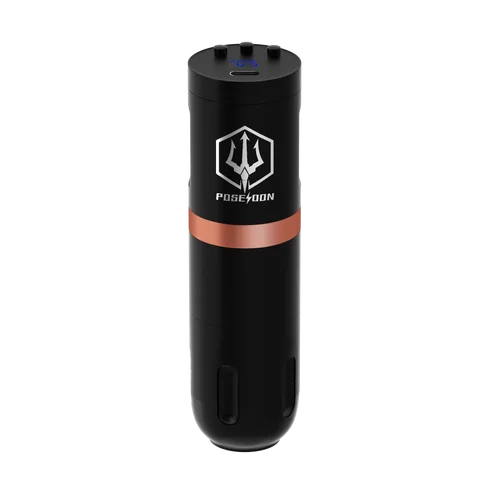 Máquina de Tatuar POSEIDON de Alta Calidad HM124-SL, Pluma de Tatuar Inalámbrica con Potente Motor Personalizado para Artistas del Tatuaje Profesionales