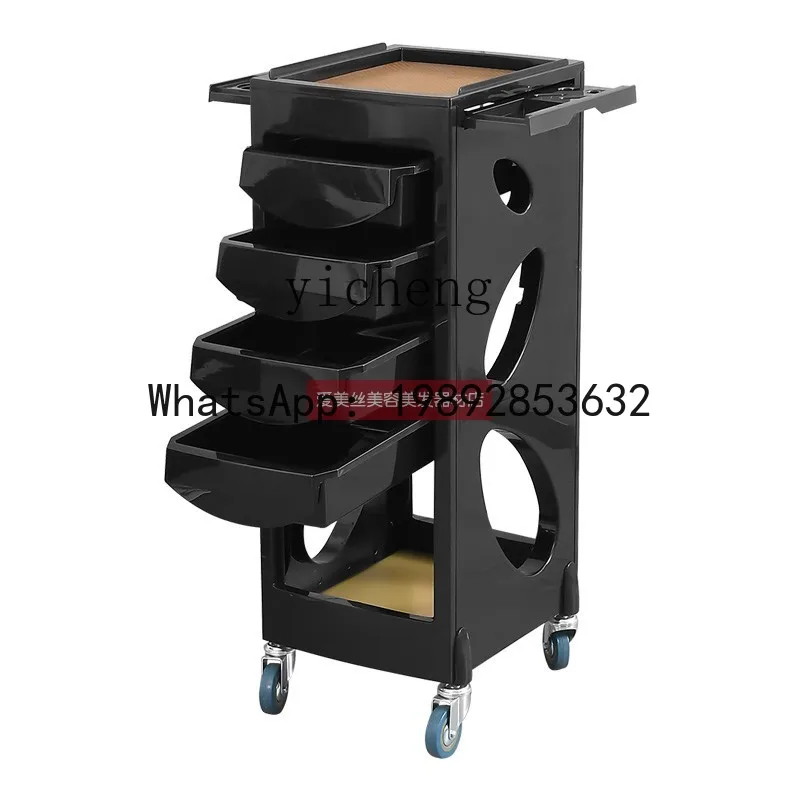 hair tool cart beauty hair cart hair salon bar cart perm and dyeing rack multi-layer storage