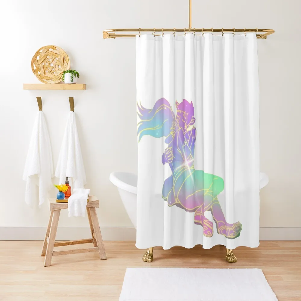 

Adora and Catra Rainbow Kiss Shower Curtain Funny Shower Bathroom For Shower Anti-Mold Waterproof Curtain