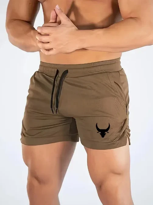 Men's Geometric Pattern Basketball Shorts with Mid Waist Micro Elastic Quick Drying Breathable Sports Pants for Running  Fitness image 2