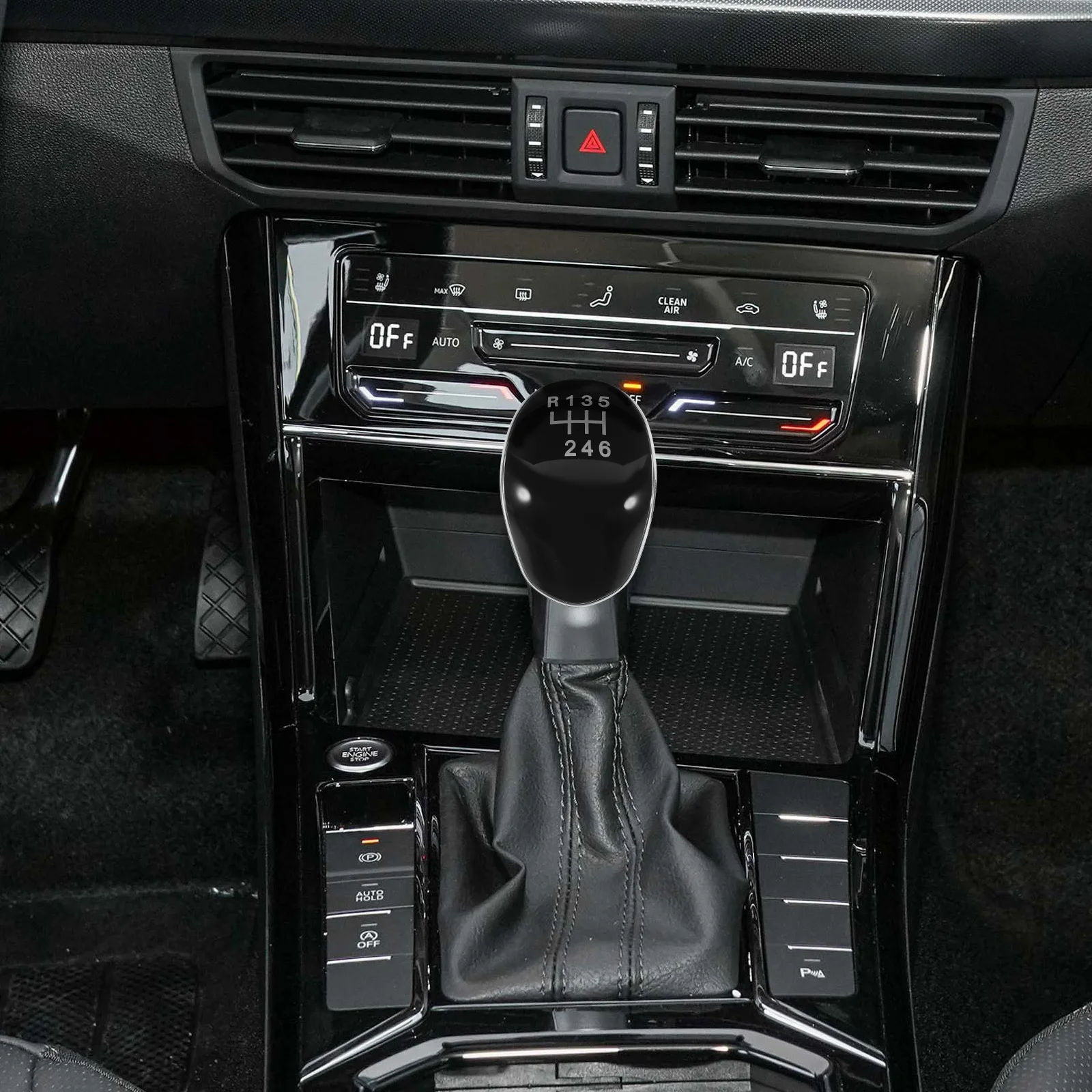 

Universal Car Gear Shift Cover Shifter Handle Manual Stick Upgrade Durable Plastic Replacement Auto Accessories Shift Stick