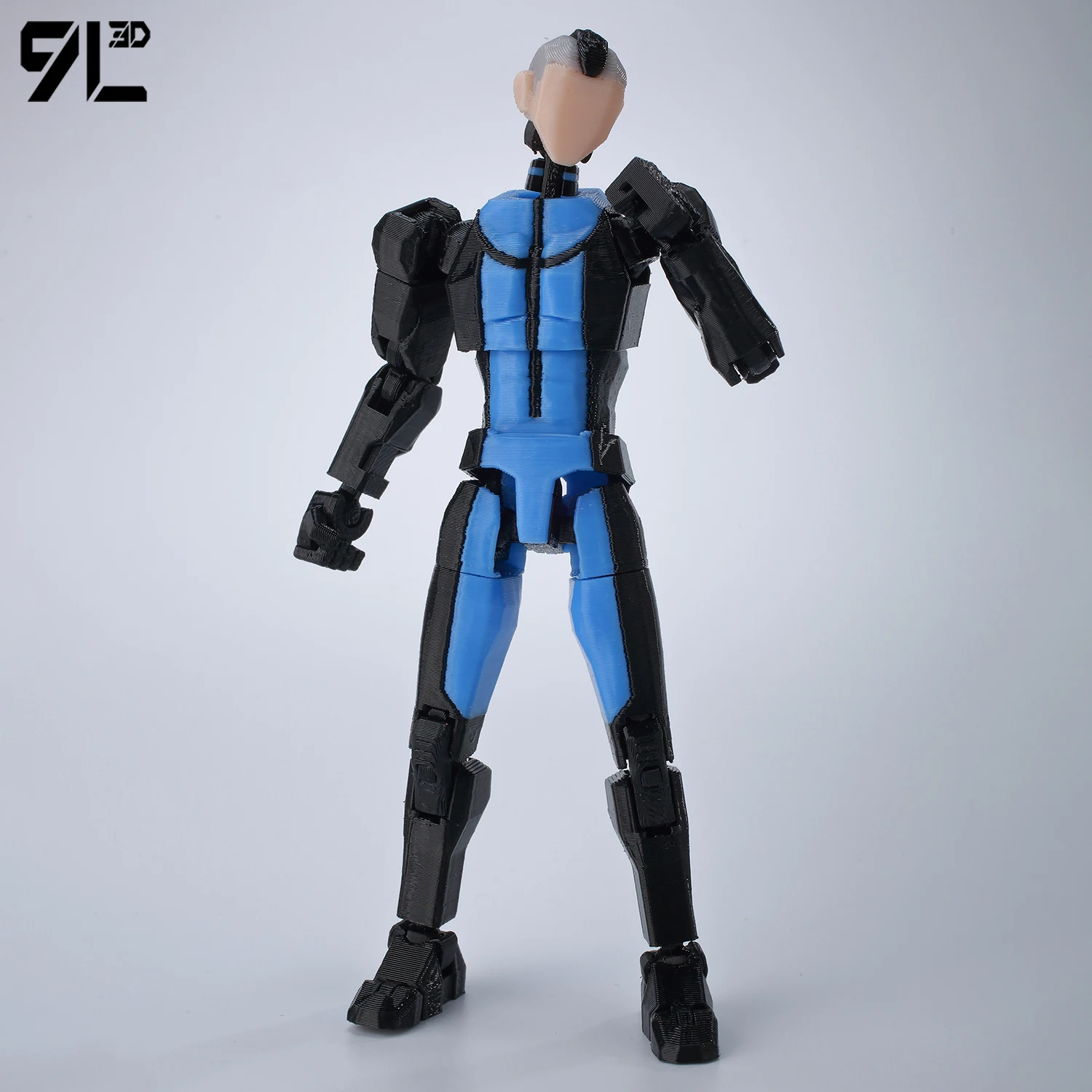 9L3D ラッキーダミー13 無敵の高柔軟性多関節ジョイントストライクポーズアニメ装飾ギフトクールロボットアクション組み立ておもちゃ