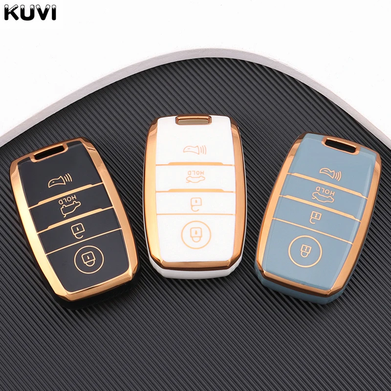 3 4 Buttons TPU Car Key Case Cover Shell For KIA Rio Rio5 Sportage Ceed Cerato K3 KX3 K4 K5 Cerato Sorento Optima Cerato Picanto