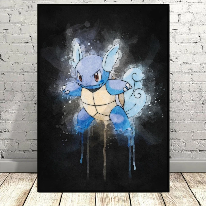 Pokemon Charizard Hot Anime Poster Kinderen Geschenken Prints Stripfiguur Foto Muur Woondecoratie Schilderijen Woonkamer