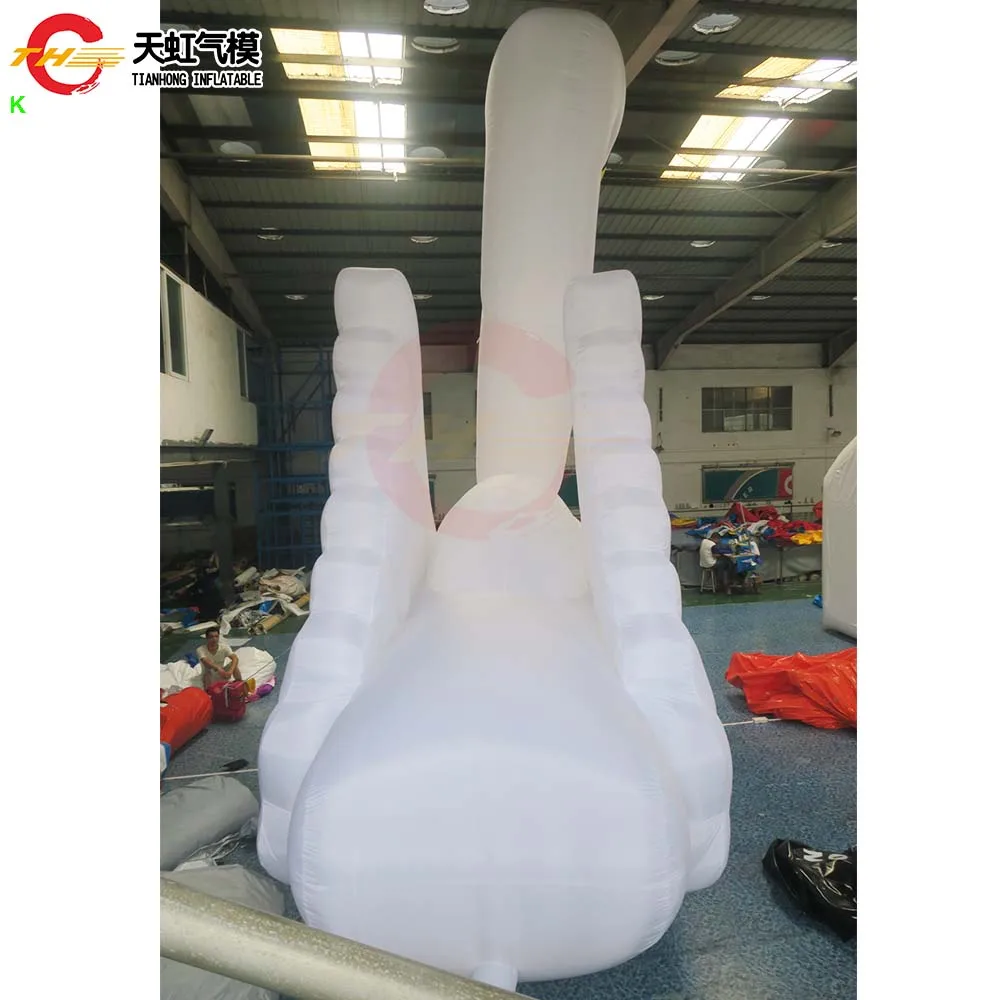 Fantastic Valentine's day Wedding Decoration White Big Inflatable Swan Christmas Activities Inflatable Swan Animal Balloon