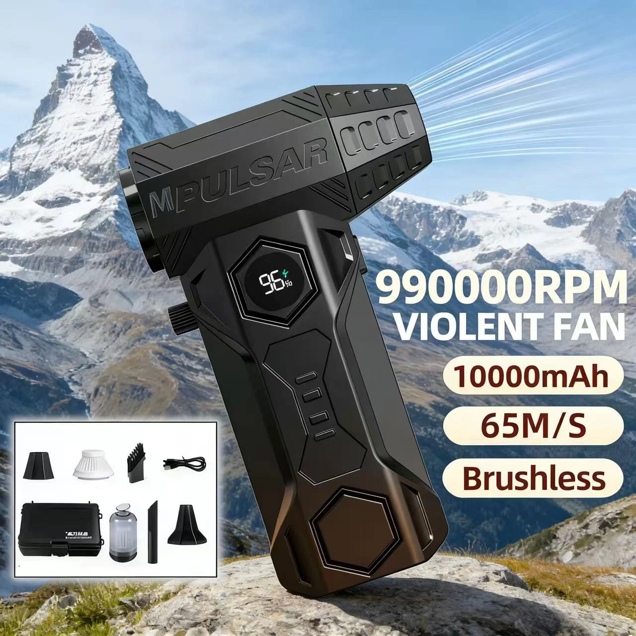 

Air Blower X11 Super Powerful 550000RPM Compressed Air Duster Electricity Consumption Display Air Vacuum Blower Jet Fan For Car