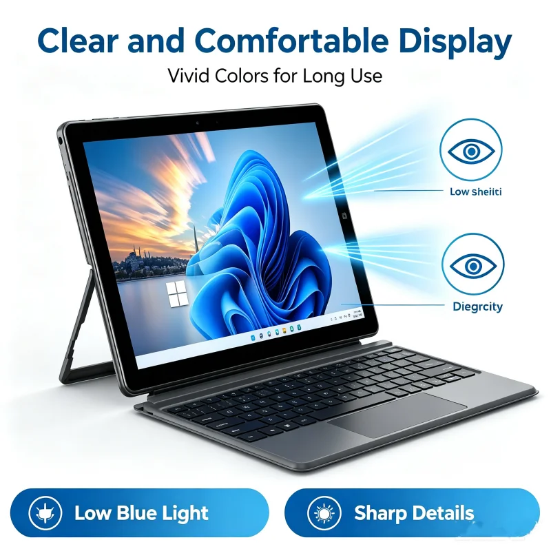 10.8'' Windows 10 Tablet PC CWI540 N4020 CPU 4GB RAM 64GB ROM 1.10GHz Quad Core 1920x1200 IPS Screen