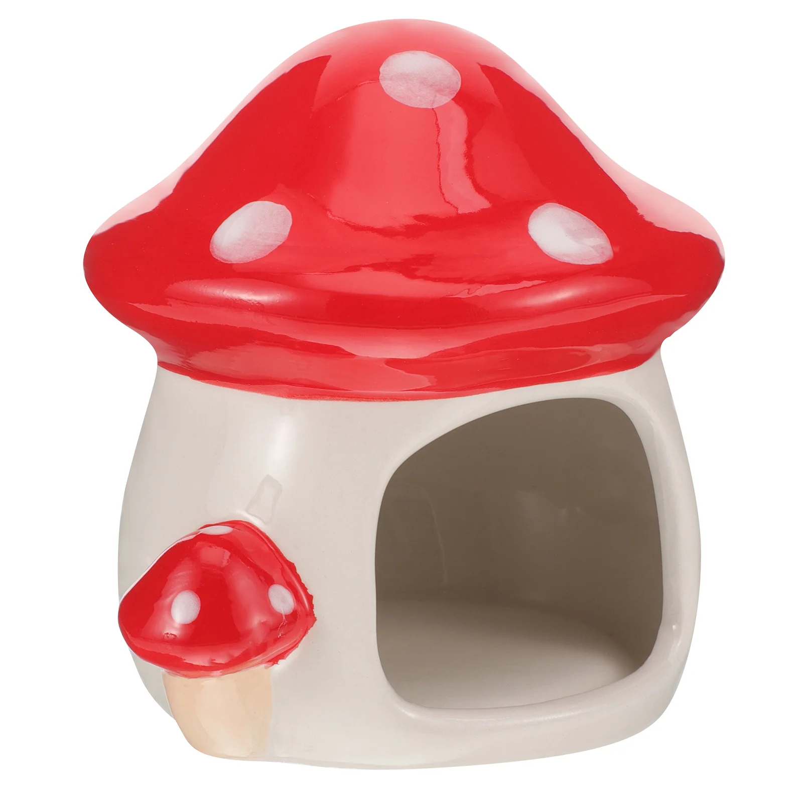 

Decoration Ceramic Pet Bed Hiding House Hedgehog Accessories Summer Hamster Hideout