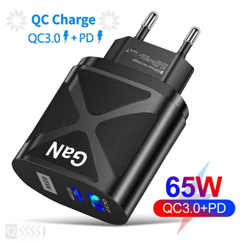 65 واط غان شاحن لأستراليا نيوزيلندا الاتحاد الأفريقي التوصيل PD 33 واط شاحن سريع QC 3.0 USB محول آيفون 15 14 13 برو ماكس 2026 #1