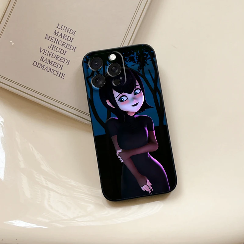 Hotel Transylvania Disney Film For Apple iPhone 16 15 14 13 12 11 XS XR X Pro Max Plus Mini Black Cover Phone Case