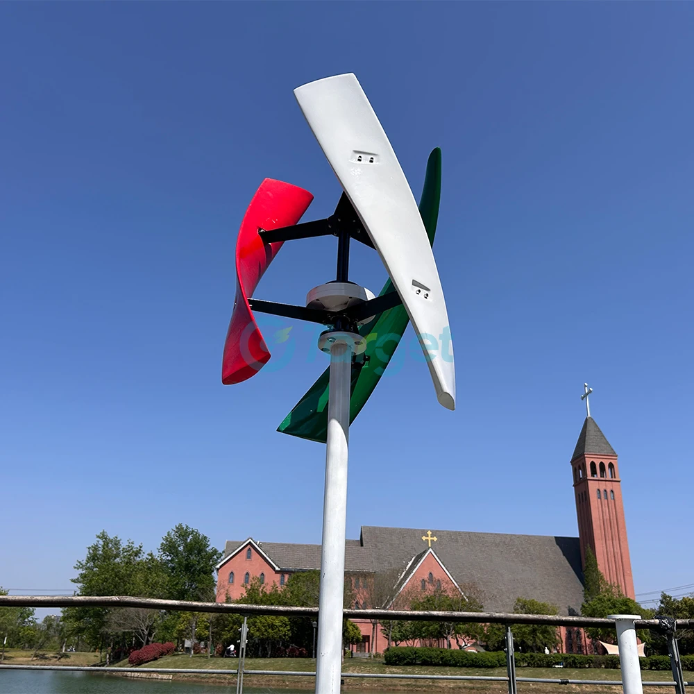 

20KW 10KW Vertical Wind Turbine Generator 110V 220V 380V Free Energy Magnetic Generator Set With Grid Tie Inverter For Home Use