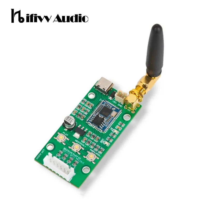 Qualcomm QCC5125 Bluetooth 5.1 USB Type C Input Conversion Board Adapter Plate I2S IIS Output 96KHz DIY Module For Audio DAC