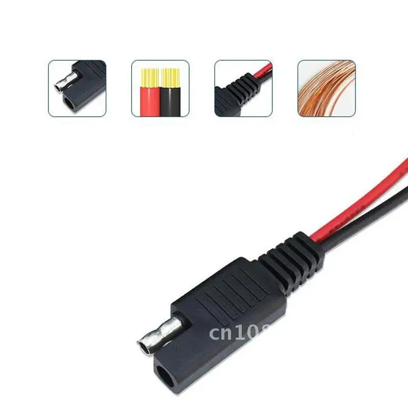 

C1 Wire Plug Battery Solar Automotive DIY for Wire Connector Extension Power Cable Female Male SAE 10CM 18AWG