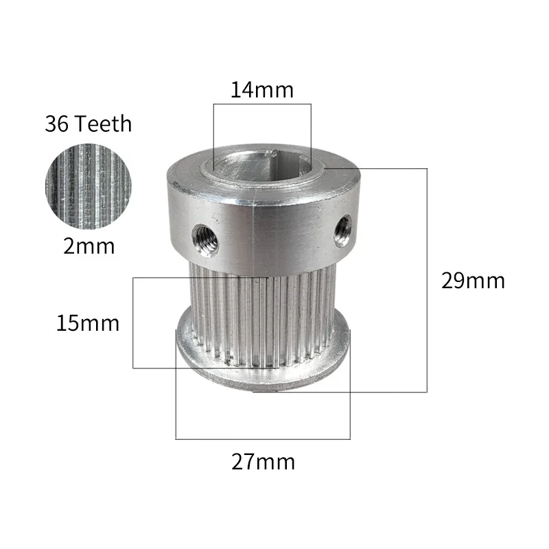 Excellent One Piece Allwin 36-teeth Motor Pulley