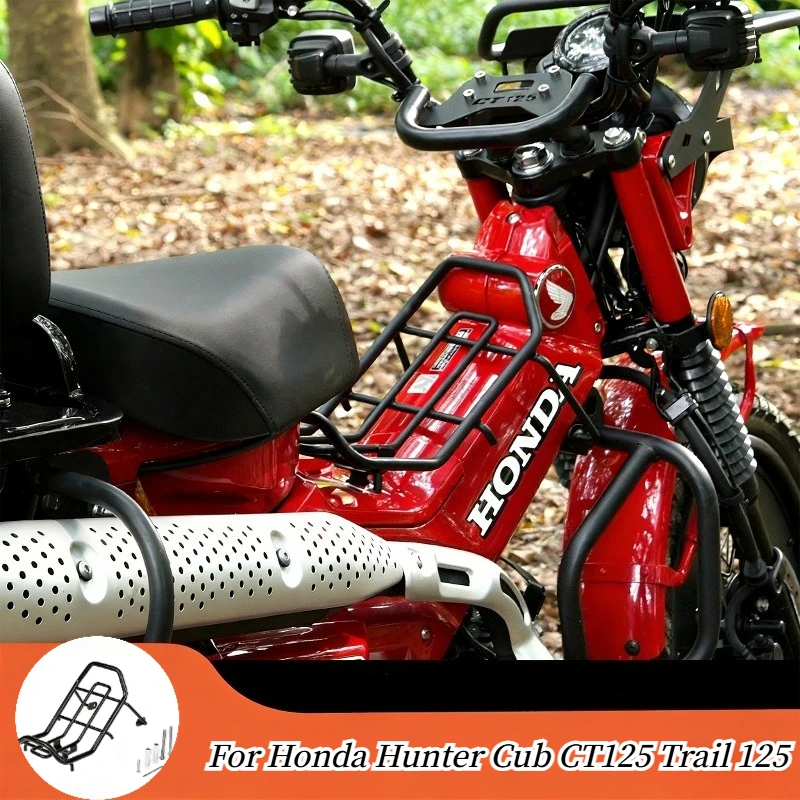 

CT125 Center Carrier Rack For Honda Hunter Cub CT125 Trail 125 2020-2024 Motorcycle Storage Rack Middle Shelf Luggage Bracket