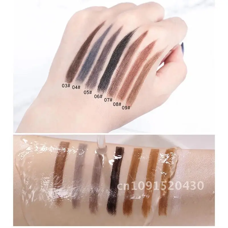 5pcs Eyebrow Pencil High Quality Professional Makeup White Black Waterproof Brown HaoZhuang WaterproofEyebrow Tattoo Wholesale