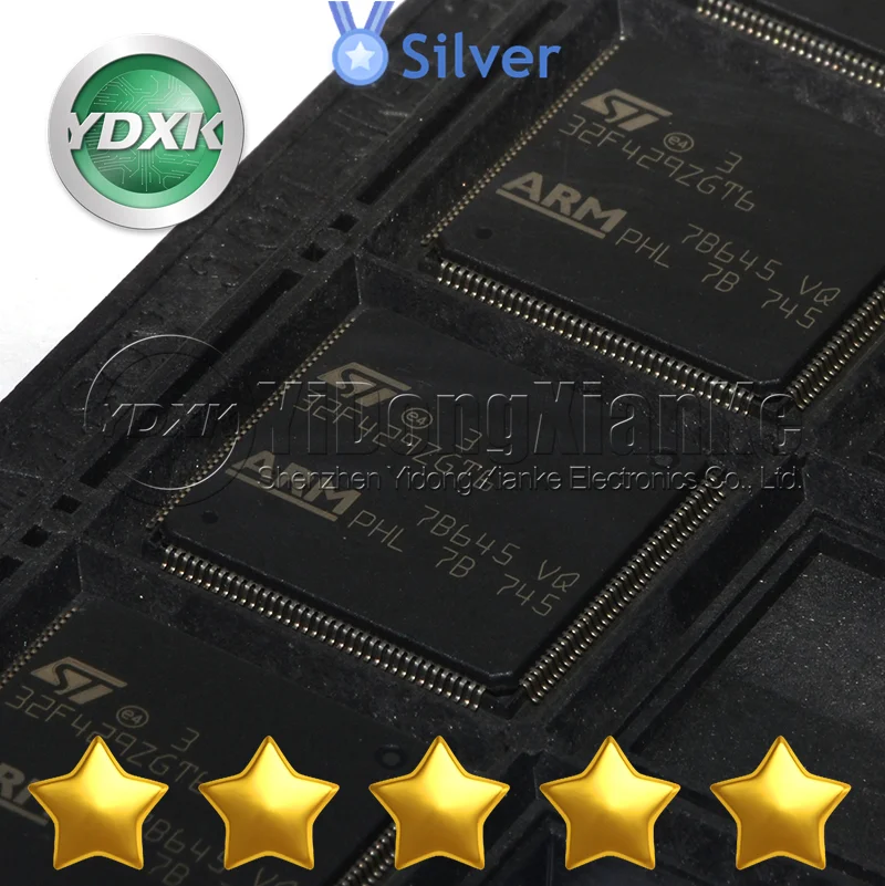 STM32F429ZGT6 QFP144 Electronic Components STM32F429ZIT6 STM32H743ZIT6 TC86C001FG TC90103AFG TMS320C5402PGE TMS320VC5409PGE100