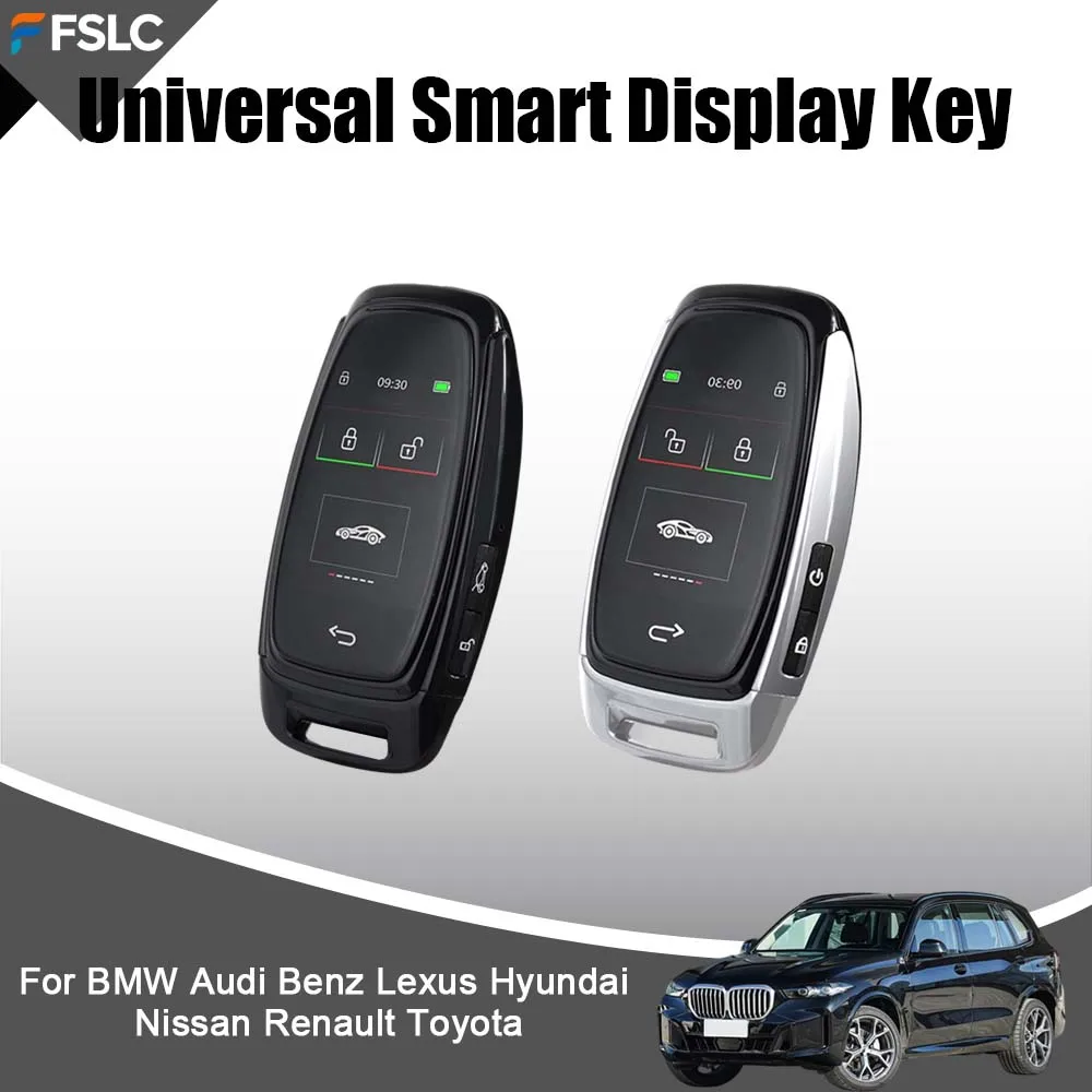 

Универсальный смарт-ключ с дисплеем для автомобилей BMW, Audi, Benz, Lexus, Hyundai, Nissan, Renault, Toyota — аксессуар для модернизации автомобиля