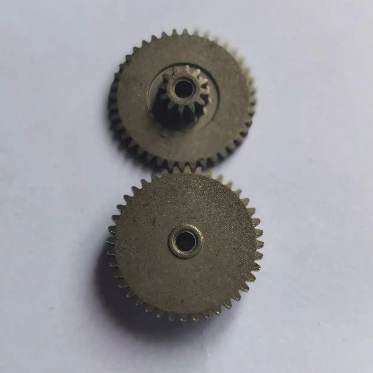 Metal Double-Layer Gear 12/40 Teeth 2.5mm M0.5 for Model Airplane Robot Remote Control Car High-Quality Gear