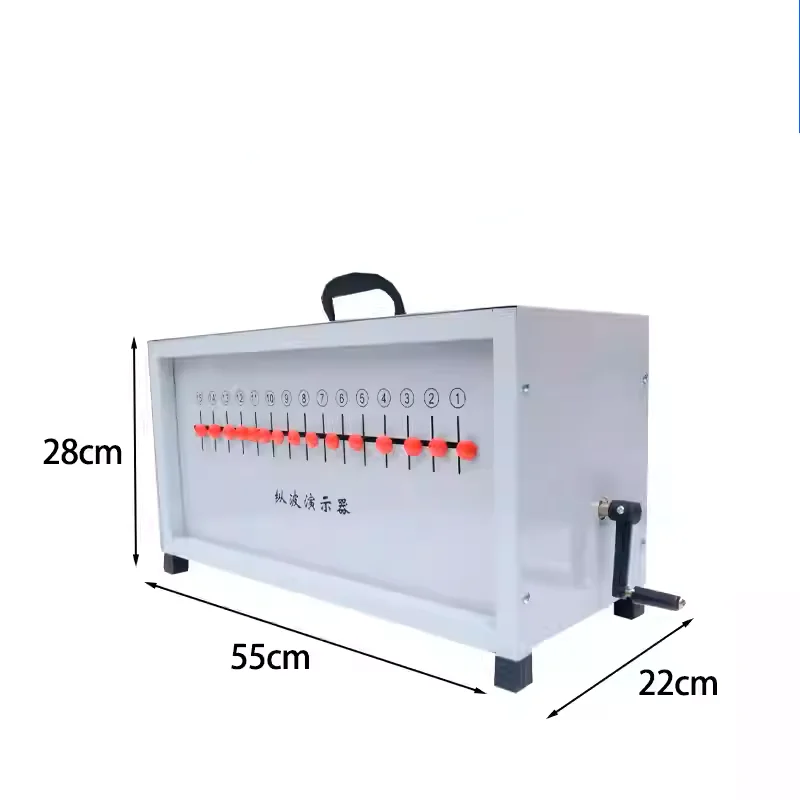 Longitudinal And Transverse Demonstrator Box Type Longitudinal And Shear Wave Wave Physics Experiment Equipment