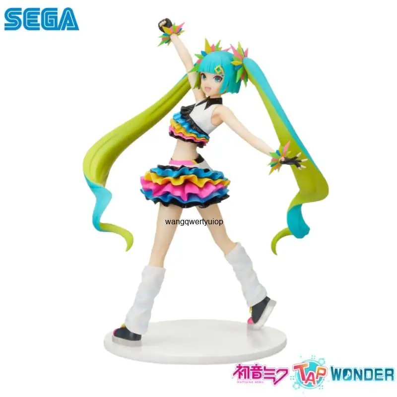 在庫あり-セガオリジナル初音ミク-初音ミク-アクションフィギュアモデル人形-新品箱入りおもちゃモデル-ガレージコレクタブル