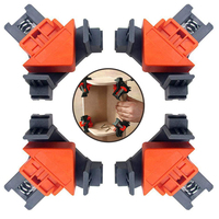 4PCS 90 Degree Right Angle Clamp Corner Mate Woodworking Hand DIY Fixture Clips Picture Frame Corner Clip Positioning Tools
