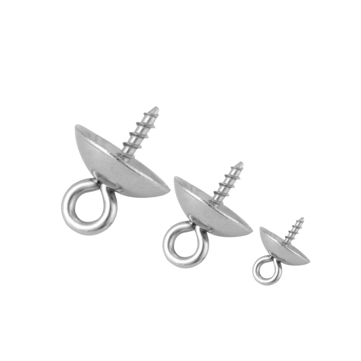 20 teile/los Edelstahl Schraube Auge Pins Bail Top Gebohrt Perlen Ende Anhänger Charms Anschlüsse Für DIY Schmuck Machen Zubehör – Detail 1
