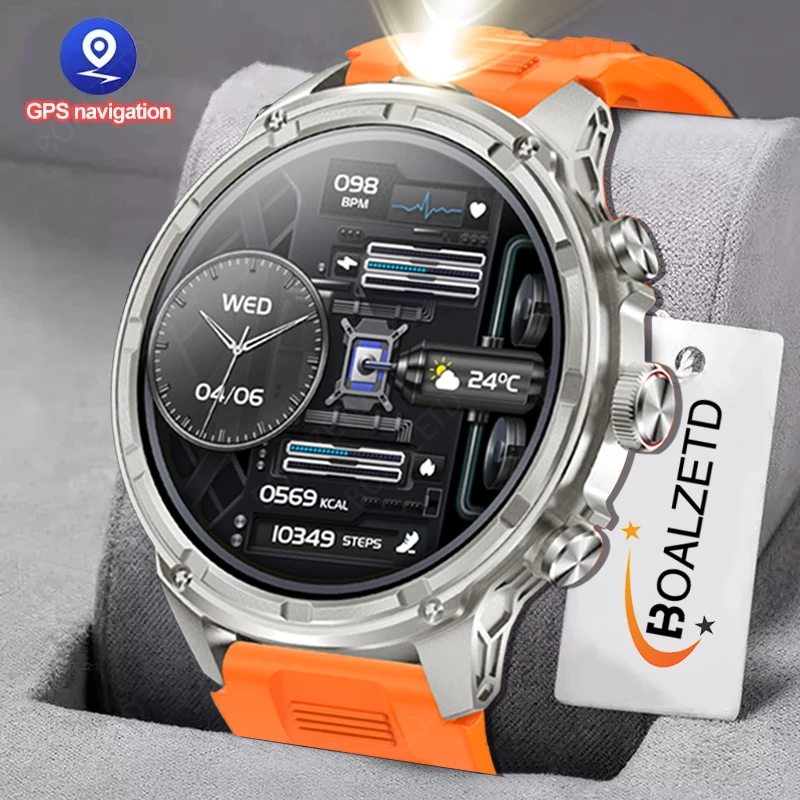 2025 New outdoor 1.85-inch Ultra HD Smart Watch Bluetooth Call 710 Mah Large BatterySports Fitness smartwatch For Android IOS