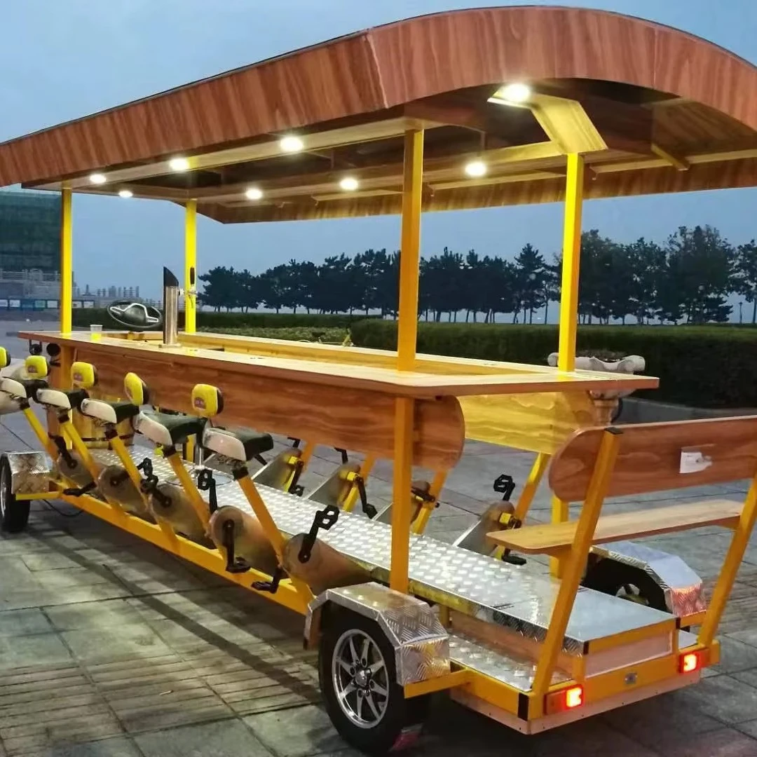 Pedal Bierwagen Moderne Reise Party Fahrrad Pedal Bar Fahrrad