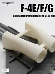 Fab scale resin printing kit FA48089  F-4E/F/G engine Integrated Intake(For MENG Kit) 1/48