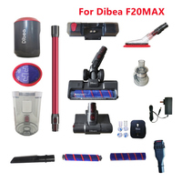 Accessories for Dibea F20 MAX Handheld Vacuum Cleaner Mop Cloth Filter brush Roller Brush Water Tank Accessories Replace