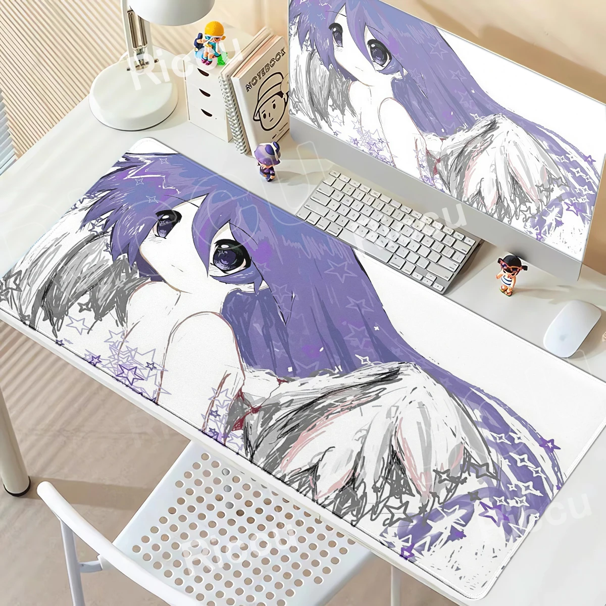 แผ่นรองเมาส์ลายการ์ตูนสาวอนิเม - Tradescantia Purple บทวิจารณ์และราคา