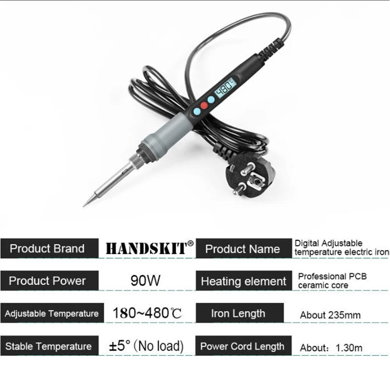 Brandmalerei Reparatur Elektrisches Lötkolben-Set, einstellbare Temperatur, 110 V/220 V, elektrisches Lötkolben-Set