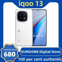 New ViVO iQOO 13 6150mAh 120W SuperVOOC Snapdragon 8 Elite 50MP Rear Camera OIS 6.82'' 2K Q10 OLED 144Hz Android 15 IP68 69