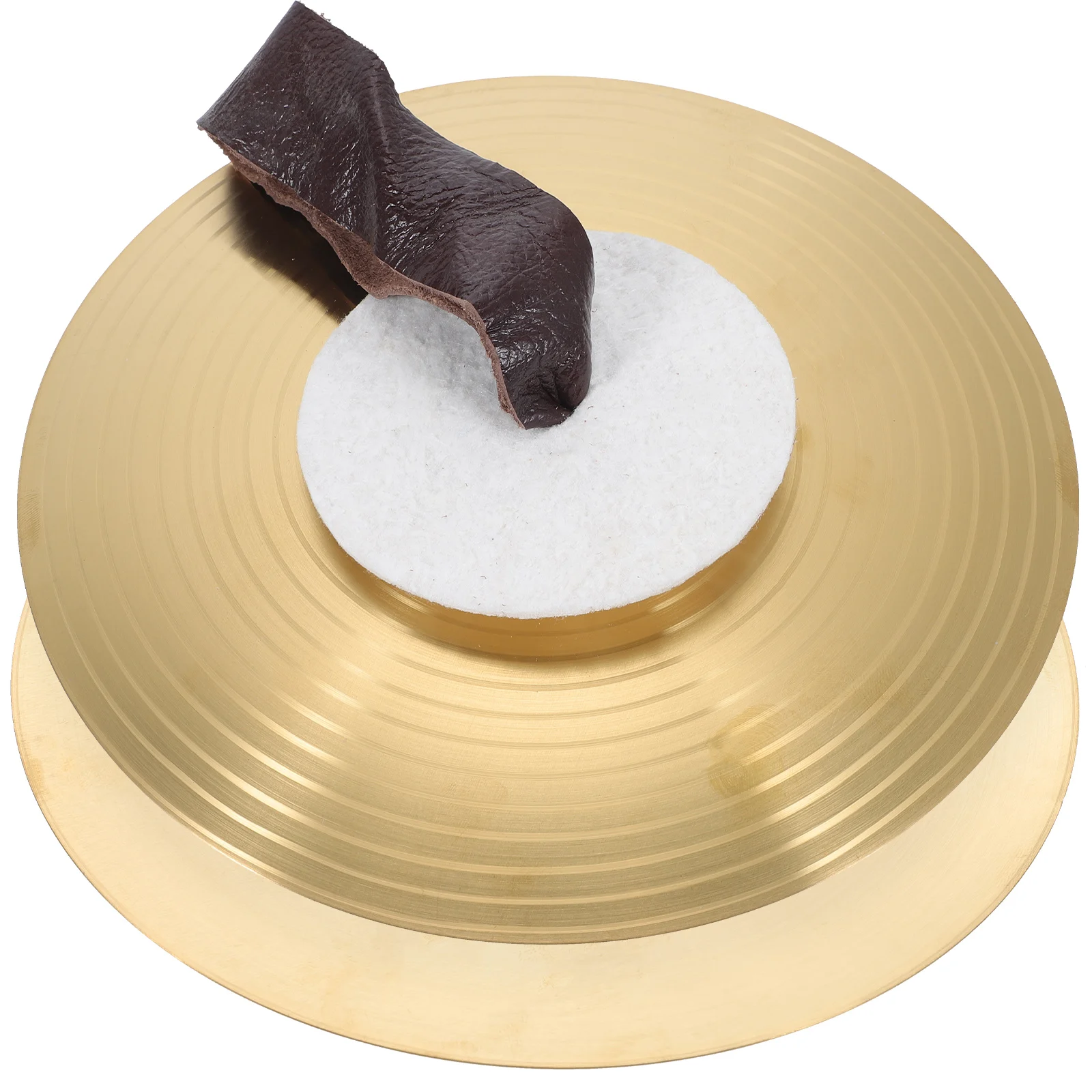 

1Pair Bright Sound Alloy Hand Cymbals for Childrens Fun and Educational Music Play Performance Hand Cymbals Kids Toys