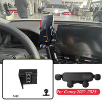 Gravity Car Phone Holder And Base For Toyota  Camry VV70 2021-2023  Navigation Bracket Horizontally Rotatable Stand Accessories