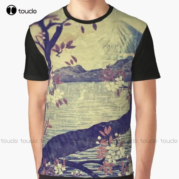 Templing At Hanuii - Nature Landscape Graphic T-Shirt Custom Aldult Teen Unisex Digital Printing Tee Shirts Custom Gift Xxs-5Xl