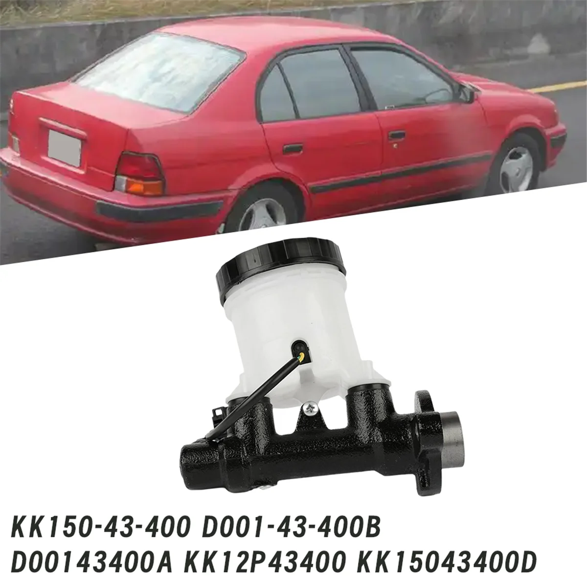 Kia Pride 1.3 1994-2001 KK150-43-400 D001-43-400B D용 브레이크 마스터 실린더 00143400 KK12P43400 KK 15043400 D-T45C