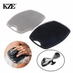 Soft Silicone Brush Cleanser Manual Body Cleansing Scrubber Shower Gentle Exfoliating Massage Bath Brush For Men