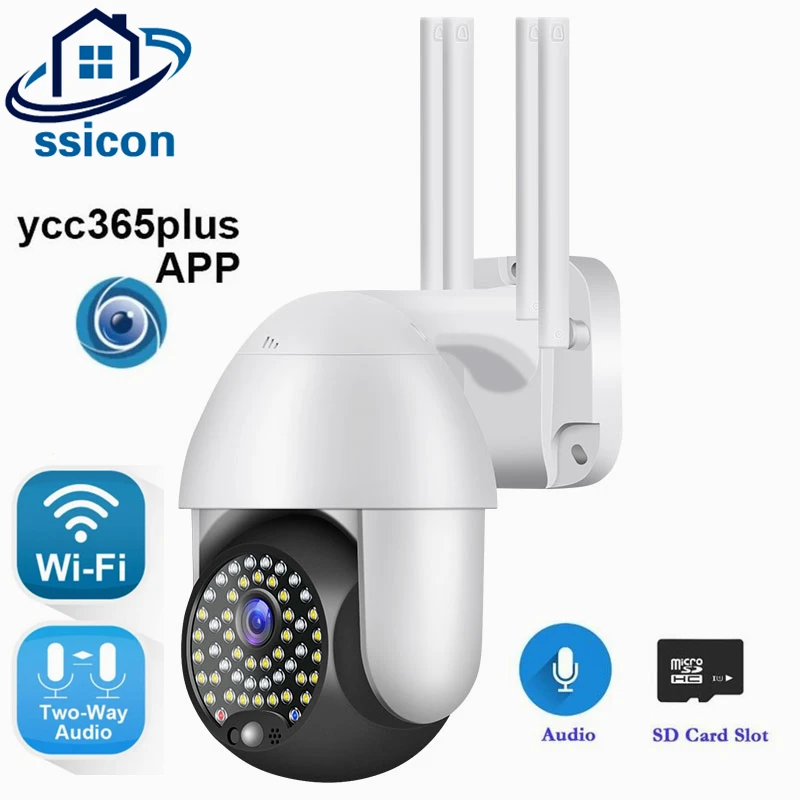 

2MP WIFI IP Camera 1080P Waterproof CCTV Surveillance Security Protection Wi Fi Outdoor YCC365 Plus Camara Color Night Vision