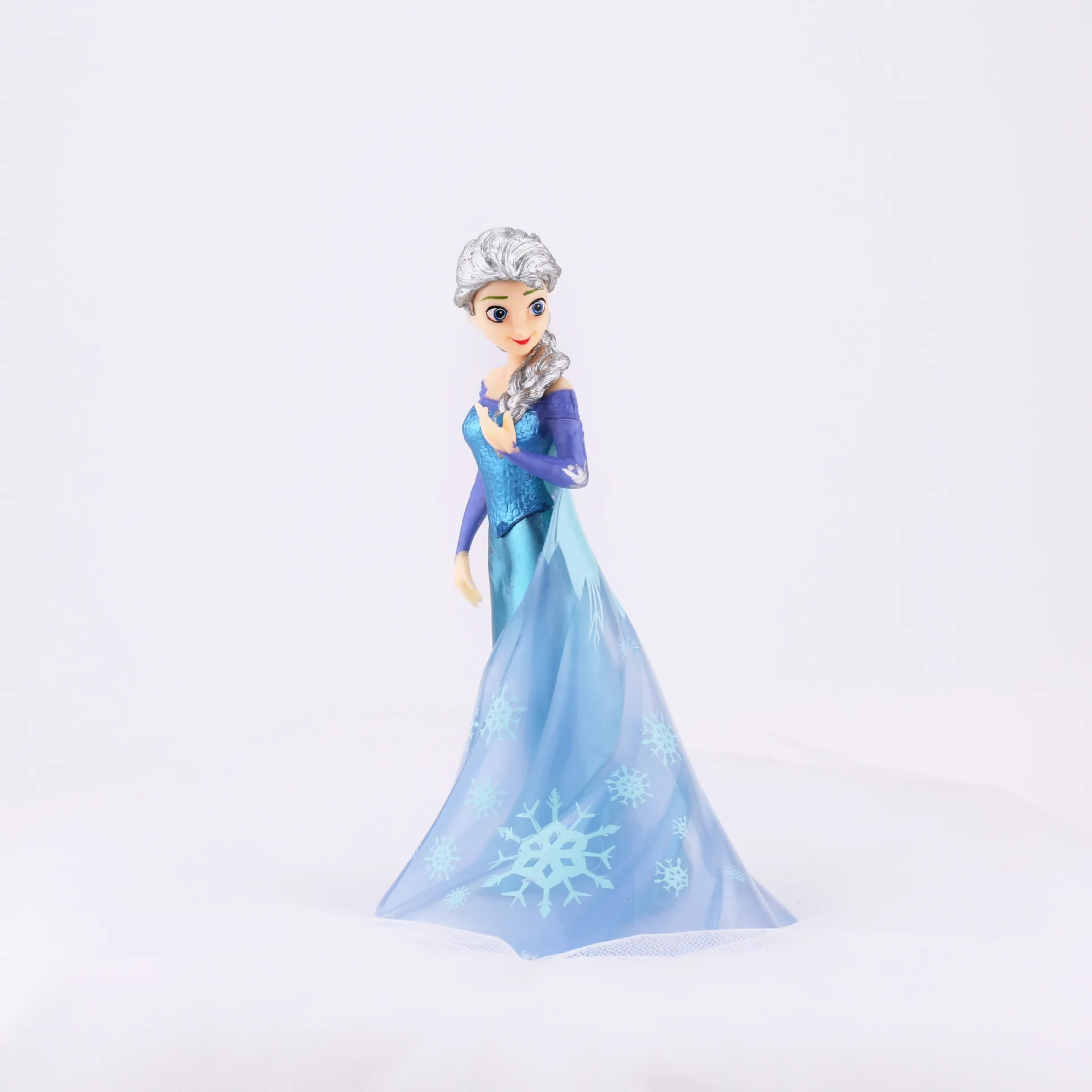 14cm Disney Snow Frozen Princess Elsa Anna Birthday Cake Decoration Accessories Toy Girl Birthday Gift