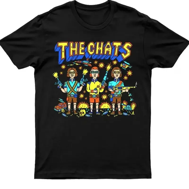 The Chats Band Funny T Shirt Black Cotton S 5Xl