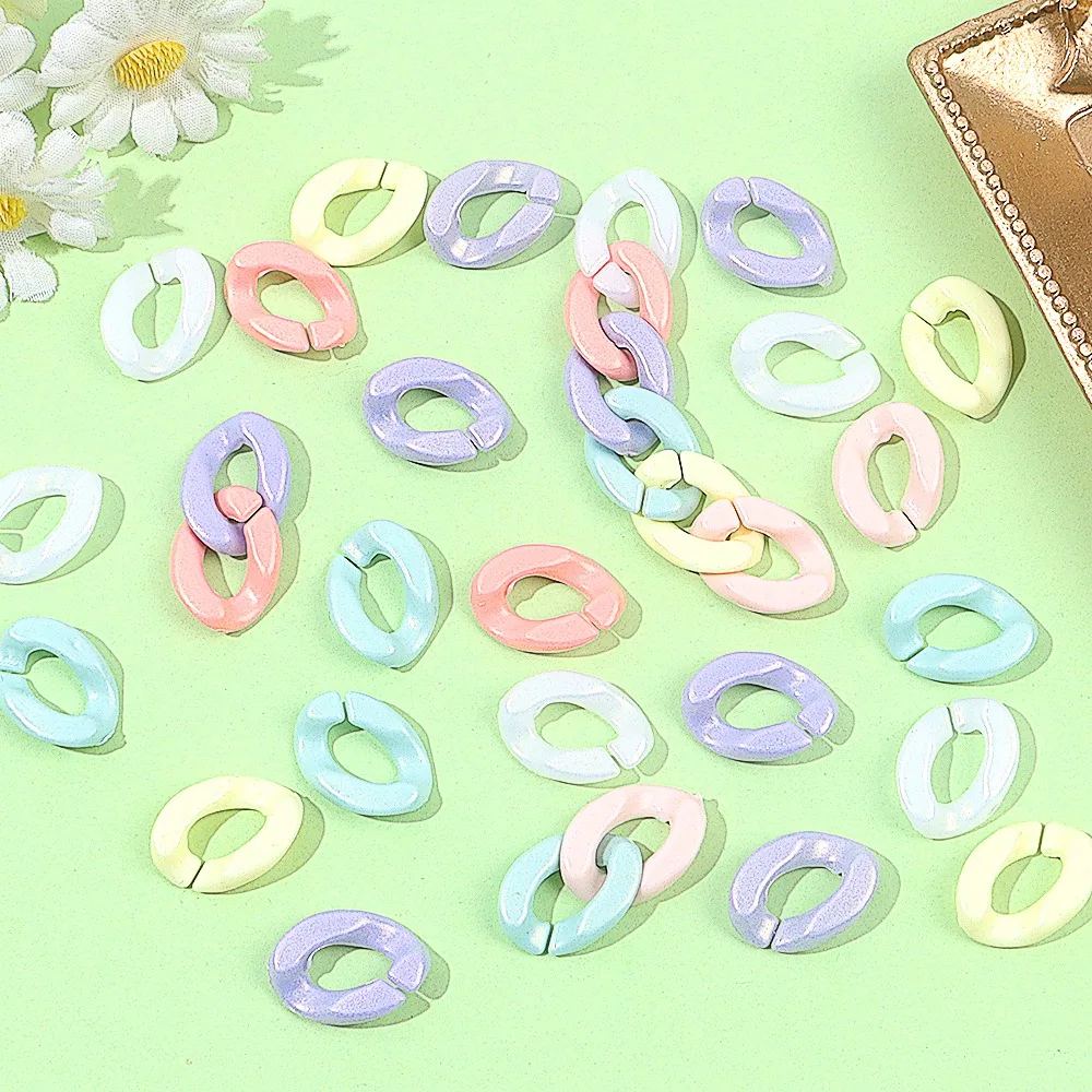 20/60/100 قطعة مجوهرات متعددة الألوان ConnectingRingsDIY أساور القلائد سلاسل الهاتف عيد الحب عيد الأم عيد الميلاد عيد الشكر #5