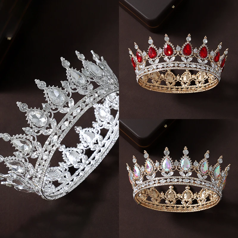 

Itacazzo bridal headwear crown, classic circular Tiaras suitable for women's weddings, birthday parties (can be quickly sent)