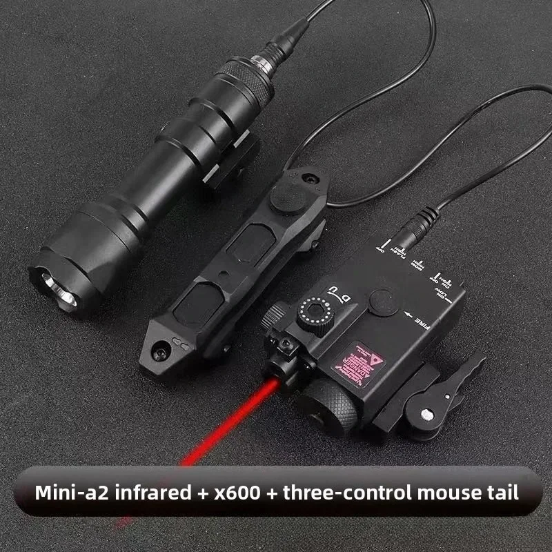 MINI-A2 Full Hobby Mod Set Nylon Alignment Marker X300 Flashlight Triple Wired Control For 20mm Universal Rail