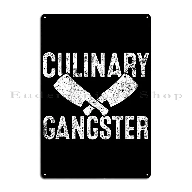 Culinary Chef Cook Cooking Metal Plaque Poster Club Party Decoration Pub Character Vintage Tin Sign Poster