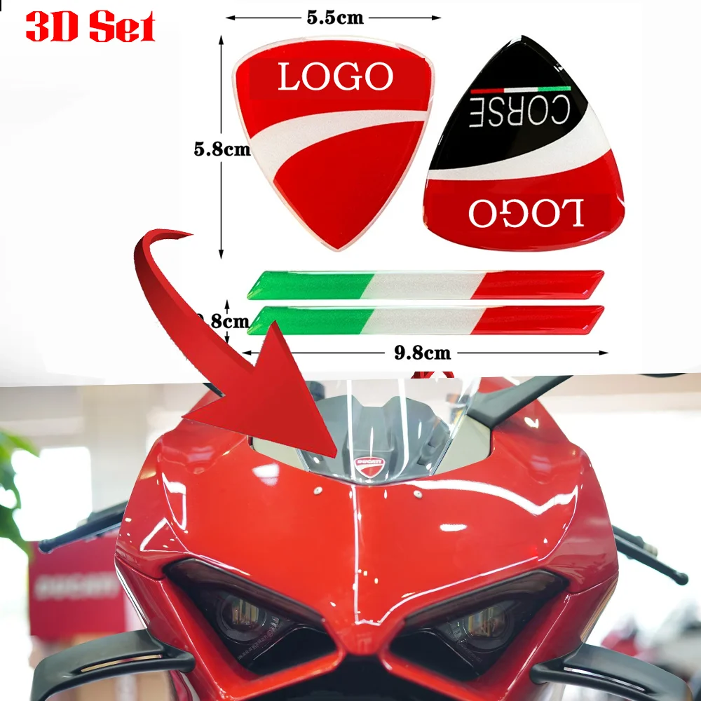 

For Ducati Sticker Motorcycle Accessories Desert Panigale Streetfighter Multistrada Monster Scrambler Diavel V2 V4 V4S X 937 696